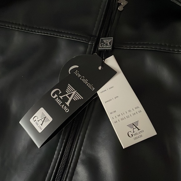 GA Milano faux leather jacket, size Xl, new, made in Italy - Picture 9 of 9